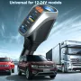 Soket Pengisi Daya Cepat QC Mobil OZIO 66W+PD 20W 12V-24V untuk Semua Model Mobil
