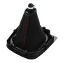 6 Speed Gear Shift Knob Shifter 11mm Inner PU Leather Boot Gaitor Cover For VW Golf 5 6