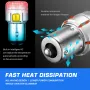 Lâmpada LED NOVSIGHT 12V 1157 5W 350LM para luz de freio e luz traseira 3020SMD para luz de seta reversa