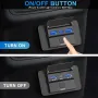 3 Port Car Charger Socket Multiple Device Charging 12V RV USB Outlet 72W Dual USB C 36W and Dual QC 3.0 18W Port for Car Bus RV Truck