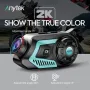 Anytek 6 Group Talk Voice Intercom Motorcycle Dash Cam Recorder Helmet bluetooth WiFi Sports Camera Motorbike Motor Auto DVR Headphone