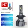 2 adet DC9-16V Evrensel Araba LED Farı 32800LM H4 H7 LED Ampul 3570 Çip 90W Sis Lambası IP67 Su Geçirmez 6000K