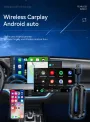 LAESD 2 In 1 Wireless Carplay Auto Adapter Carplay Box Auto Car Machine Interconnection Carplay Wired To Wireless Box Plug and Play Dongle for iPhone Android