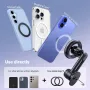 Dudukan Telepon Magnetik UGREEN untuk Mobil Dudukan Telepon Mobil Magnetik Kompatibel dengan iPhone 16 15 Pro Max 14 13 12 Pro Mini