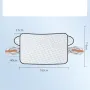 Car Windshield Cover Snow and Frost Protection Car SUV Front Windshield Shield Cover Sunproof Heat-Insulating Rainproof Snowproof