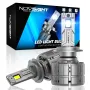 NOVSIGHT A500-N60 2PCS 40000LM/Sepasang Lampu Depan Kereta Mentol LED Rasuk Tinggi/Rendah Kit 6500K Lampu Depan IP68 Lampu Putih Kalis Air