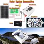 12V to 220V Inverter 4000W Car Power Converter Solar LCD Dual Display 4 USB 4.2A Fast Charge with Intelligent LCD Voltage Screen display