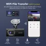 AZDOME M560 1080P 3 Lens 4 İnç Araba DVR Dash Cam HD Geniş Açı WIFI Cep Telefonu Bağlantısı Park İzleme Sürüş Pisti