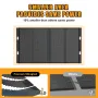 [EU/USA Direct] Foursun 18V 100W（150W Peak） Portable Solar Panel for Power Station Foldable Shingle IP67 Waterproof Independent Support Rod for Solar Generator Power Bank 12V Car Battery
