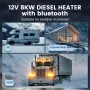 Hcalory F1 12V 5-8KW Car Diesel Heater Separated with Remote Control