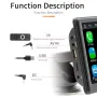 Wireless Carplay AHD 7\ Portable Car MP5 Player bluetooth Multimedia Card Slot Reverse Image Android Auto Portable Car Stereo Touch Screen Dashboard