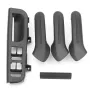 Black Interior Door Grab Handle Cover Bracket Panel Bezel 1J0867171A 1J4867179A 1J0867172A For VW Jetta Golf MK4
