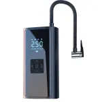 Portable Cordless Car Tire Inflator with Digital Display 80W Car Air Pump with LED Light Accurate Monitoring Preset Tire Pressure