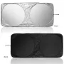 Sunshade 160x86cm Windshield Sun Shade for UV and Sun Protection Foldable Sunshade for Car Windshield