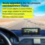 Tire Pressure Monitor System 6-Wheel Solar RV Tire Pressure Monitoring Supports Atmospheric Pressure Tire Pressure Monitoring System
