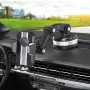 Supporto per telefono cellulare girevole a 360° per auto, antiurto, multifunzione, supporto per navigatore per auto, pannello strumenti, ventosa, parabrezza, console centrale per auto