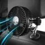 5V USB Double-headed/Single-headed Car Fan 360° Rotation 3 Speeds Low Noise Double Independent Switch