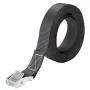4 correas de amarre resistentes de 5 m x 25 mm con hebillas de leva para motocicleta, coche, equipaje, carga, remolque