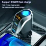 Soket Pengisi Daya Cepat QC Mobil OZIO 66W+PD 20W 12V-24V untuk Semua Model Mobil