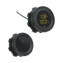 12V-24V Yacht Motorcycle Modified Instrument Color Screen Temperature Voltmeter Universal Car Motorcycle Voltmeter Color Screen Led Digital Display Car Voltmeter Yacht Boat
