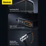 Baseus Cordless Tire Inflator Pump Portable Air Compressor Pressure Injector Tyre Electric Inflation for Car Motorcycle Bike