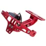 12V CNC Motosiklet Alaşımlı Plaka Tutucu Braketi LED Işıkları Evrensel