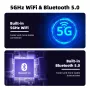 Mini 2 in 1 Wired to Wireless CarPlay Android Auto Adapter Plug & Play 5GHz WiFi Fast Connection Convert the Original car with Carplay cable to Wireless