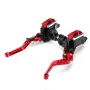 7/8\ Motorcycle Master Cylinder Hydraulic Brake Pump Clutch Handlebar Lever Reservoir Set