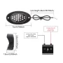 4PCS 8000LM Car LED Underglow Lights Atmosphere Lights Grille Modified Lights Universal for Off-road Vehicles