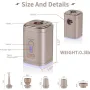 Portable Electric Pump for Inflation and Extraction USB Lithium-ion Battery with LED Light Mini Portable Vacuum Pump Blow Up Pool Raft Bed Boat Toys Vacuum Bags Yoga Exercise Ball