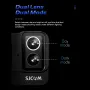 SJCAM SJ20 Spor Kamerası 4K Ultra HD Gündüz Karanlık Çift Mod Çift Lens Kayıt Çift Kamera Panoramik Kamera Açık Hava Motosiklet Araba Sürüş Kaydedici Sarsıntı Önleyici