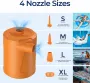 5200mAh Electric Air Pump Rechargeable Air Pump With Digital Display Screen Portable Mini Air Pump Quick Inflate Deflate for Pool Inflatables Bed Mattresses