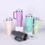 1200ML 40oz 304 Stainless Steel Insulated Water Bottle Car Cup Travel Coffee Mug Water Bottle Insulated Cup for Hot Cold Beverages
