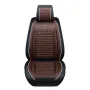 Universal Full Car Front Seat Mat Covers PU Leather Breathable Cushion Pad Set