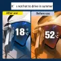 Car Sunshade Laser Umbrella Windsreen Sun Visor Colorful UPF 200 Plus Foldable Front Windshield Sunshade Sun Protection Cooling