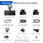 AZDOME M560 1080P 3 Lens 4 İnç Araba DVR Dash Cam HD Geniş Açı WIFI Cep Telefonu Bağlantısı Park İzleme Sürüş Pisti