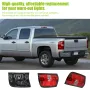 [USA Direct] Pair Tail Light No Blubs Tail Lamps Clear Lens For Chevrolet Silverado 1500 2500HD 3500HD 2007-2013