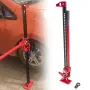 [USA Direct] 6000LBS/3 Ton Load Capacity High Lift Ratchet Off Road Farm Jack 48\ Maximum Lifting Height 4.72\ to 40.16\ Lifting Range