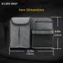 Gray Car Seat Storage Bag Car Hanging Storage Bag Car Storage Bag Hanging