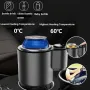 2 In 1 Car Cooling Heating Cup Smart Quick Hot Cold Cup Portable Car Cold Water Cup Holder Car Refrigerator Beverage Holder