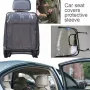1Pc Car Care Seat Protection Back Cover Universal Child Protection Cover Transparent Cleaning Anti-Kick Pad