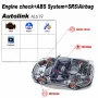 Alat Diagnostik Kereta Autel AL619 Alat Diagnostik Pengimbas Auto OBD2 OBD 2 Disokong Berbilang Bahasa Diagnosis Sistem ABS/SRS
