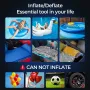 5200mAh Electric Air Pump Rechargeable Air Pump With Digital Display Screen Portable Mini Air Pump Quick Inflate Deflate for Pool Inflatables Bed Mattresses