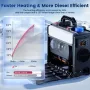 Hcalory TB2 12V 24V 8KW Car Parking Heater Toolbox 2 Upgraded Diesel Air All in One 6L Heater bluetooth APP Control for Cars Trucks Boats Buses RVs