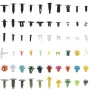 Fastener Clips Rivet Retainer Push Engine Cover 500/800/1000PCS for Car Bumper Fender Door Trim Panel 