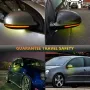 2x Dynamic LED Turn Signal Lights Rearview Mirror Indicator Blinker Repeater For VW GOLF 5 MK5 Passat B5.5 B6 Jetta 5 EOS Sharan