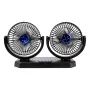 5V USB Double-headed/Single-headed Car Fan 360° Rotation 3 Speeds Low Noise Double Independent Switch