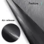 Car Interior Sticker 3D Metallic Silver Film Electroplating 30cm*150cm Car Stickers Matt Brushed Aluminum Vinyl Wrap Film Self Adhesive Air Release Waterproof PVC Protection Stickers