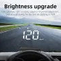 M1/M3 Auto HUD OBD2 Head Up Display Projection on Glass Car Speed Windshield Projector Speedometer Alarm Electronic Accessories