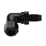 AN10 0AN JIC-10 90 Degree Swivel Oil Fuel Air Gas Hose End Fitting Adapter Black